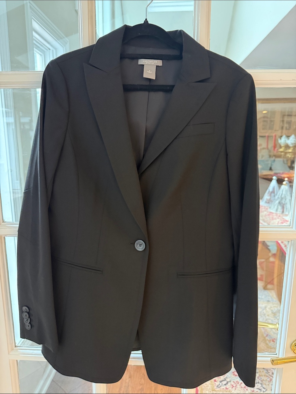 The Limited Black Single-Button Blazer